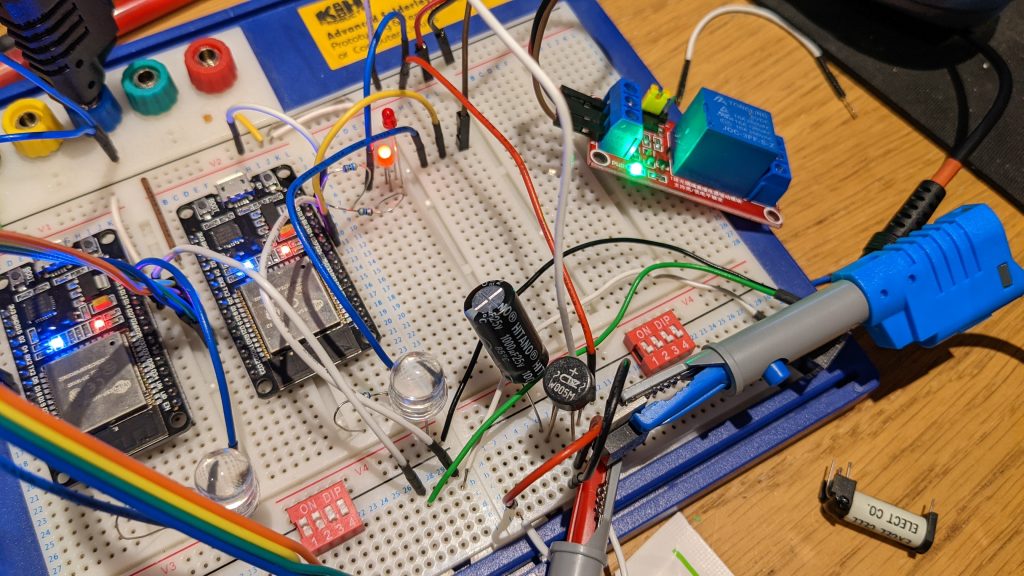 Experimenting with power supply for the ESP32 Doorbell